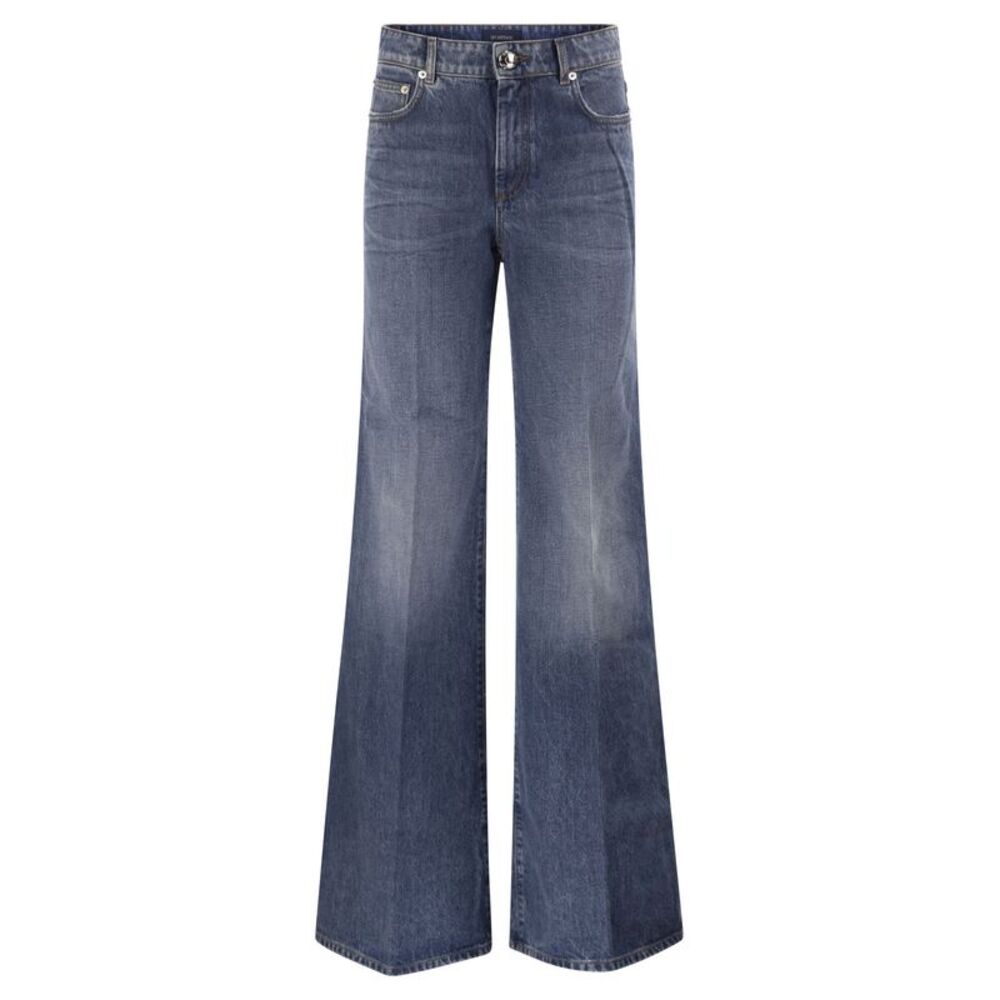 Sportmax Women Spdmeandro - Flared Cotton Denim Jeans